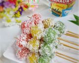 Foto langkah ke 7 dari resep Sate singkong pelangi aka bola2 singkong.