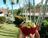 Foto langkah ke 5 dari resep Greentea Chocochips Muffin.