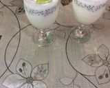 A picture of step 2 of Mint lassi.