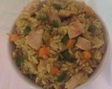A picture of step 6 of Chicken fried rice.