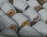 Foto langkah ke 7 dari resep Nagasari Gulung Bunga Telang.