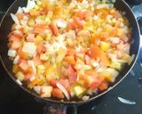 Foto del paso 5 de la receta: Papas mexicanas con pollo desmechado