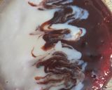 A picture of step 6 of Eggless Microwave Red Velvet Cake.