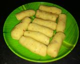 চীজি পটেটো ম্যাগি স্ট্রিপস্ (cheesy potato maggi strips recipe in Bengali) রেসিপির ধাপ 8 ছবি