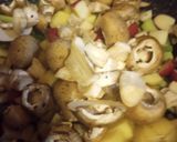 A picture of step 2 of Beefy, Mushroom, Vegetable Soup.