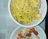 A picture of step 1 of Apple Kheer.