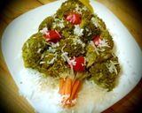Foto del paso 4 de la receta: Un árbol de Navidad con brócoli verde😜👍🎄
