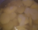 A picture of step 1 of Boiled potato with egg source 🤩.