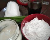 Foto langkah ke 1 dari resep Bubur garut bunga telang.