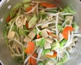 Koya-Tofu(freeze-dried tofu) and Vegetable Stir Fry recipe step 4 photo