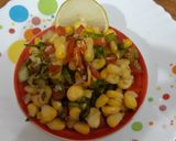 A picture of step 1 of Chatpata sweetcorn.