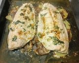 Foto del paso 4 de la receta Filetes de salmón al horno con patatas y Verduras