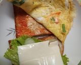 Foto langkah ke 3 dari resep Sandwich gandum simpel.