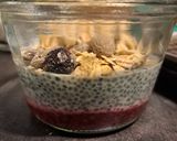 Une image de l'étape 4 de Porridge framboise graine de chia.