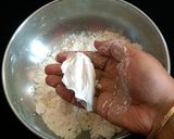 A picture of step 2 of Shahi dry fruits mawa kachori.