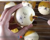 รูปขั้นตอนการทำที่ 16 ของ เค้กนึ่งแฟนซีน้องแมวตะมุตะมิ ไม่ง้อเตาอบ ไม่ต้องมีเครื่องผสม
