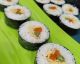 Foto langkah ke 4 dari resep Kimbab Isi Sayur dan Telur.