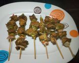 A picture of step 3 of Chicken kebab.