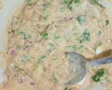 A picture of step 5 of Hare bhare pakore.