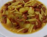 Foto del paso 9 de la receta: Papas, judías y fideos