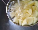A picture of step 2 of Crispy potato chat.