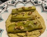 Foto del paso 7 de la receta: Puerros Asados con Salsa Romesco de Pimientos Italianos en Microondas …