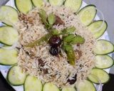 A picture of step 4 of Beef white biryani.
