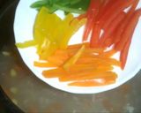 A picture of step 4 of Hot and sour soup.
