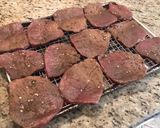 A picture of step 4 of Sweet heat smoked jerky.