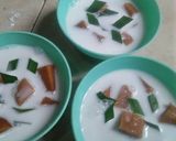 Foto langkah ke 3 dari resep *kue keranjang/dodol cina santan kukus*.