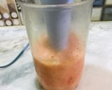 A picture of step 3 of Peri peri sauce with tomato.