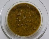 A picture of step 2 of Palak chana sabzi.