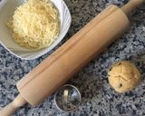 Sajtos tökmagos pogácsa (sütőporos) recept fázis 2 fotója