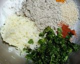 A picture of step 1 of Bajra Masala Puri (pearl millet).