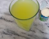 A picture of step 2 of Pina Colada Shake.