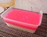 Foto langkah ke 6 dari resep Puding nutrijel susu maizena merah putih.