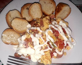 Foto del paso 10 de la receta: Huevos con chorizo / Omelette XL / Huevos revueltos 🍳