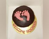 A picture of step 4 of Tiny Feet on Cake ❤️.