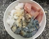 Hình bước làm 5 của món Bánh canh hải sản miền Trung