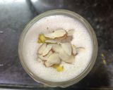 A picture of step 4 of Badam Milkshake.