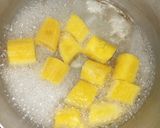 A picture of step 3 of Plantain stuffed cones.