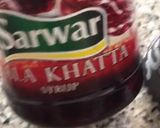 A picture of step 1 of Kala khatta Cream Soda.