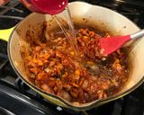 A picture of step 4 of Three Bean Chili.