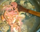 A picture of step 4 of Desi palak gosht (Palak chicken).