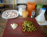 Foto del paso 1 de la receta: Fideua con champiñones y espárragos trigueros