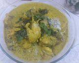 A picture of step 4 of Mint and cashewnut chicken.