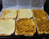 Foto del paso 3 de la receta Cuadraditos de pan de molde con ensaladas individuales