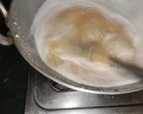 A picture of step 2 of Suji ka Halwa.