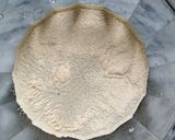 A picture of step 1 of Pancake poppers with chocolate filling.