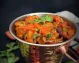 A picture of step 5 of Tomato Kothimeera Pachadi (Tomato Coriander Leaves Chutney - Andhra / Telangana Style).